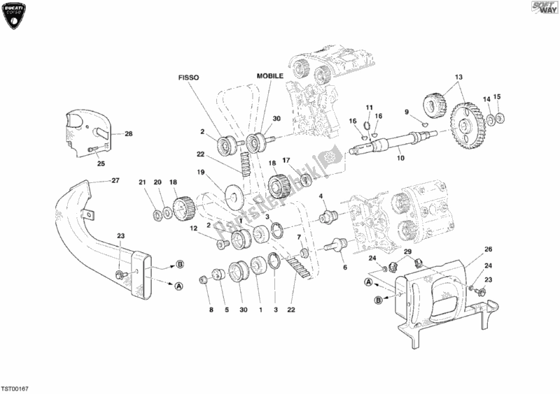Todas las partes para Correa Dentada de Ducati Superbike 999 RS 2004
